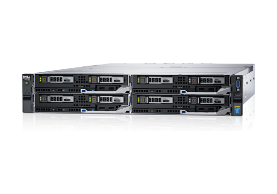 PowerEdge FX2 Rack Server with PowerEdge FC630 Blade Servers