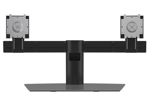 Dual Arm 2 screens LCD Arm Desk Monitor Mount w USB Ports 10"-27" 21 22 23 24 