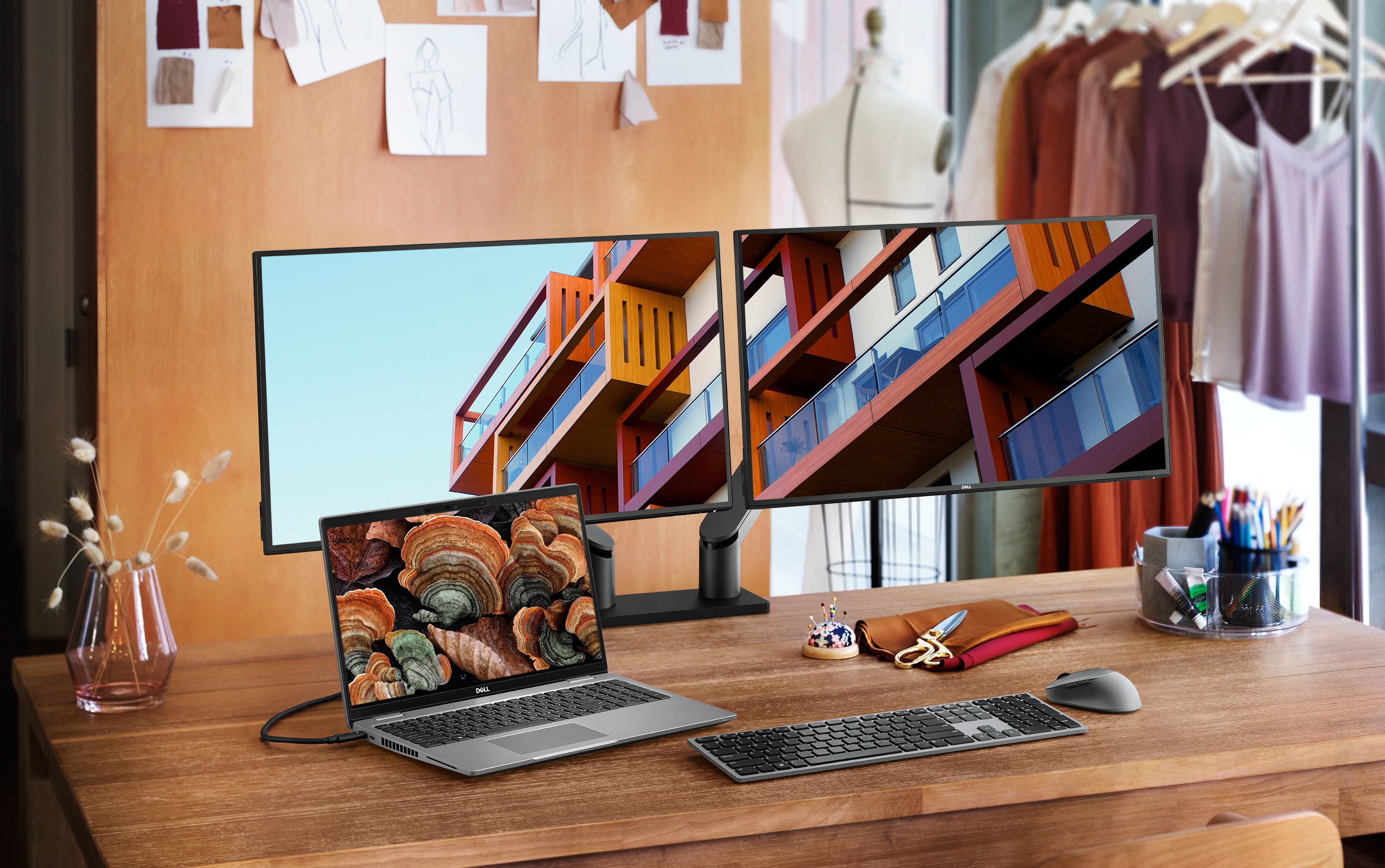 dell ultrasharp dual monitor