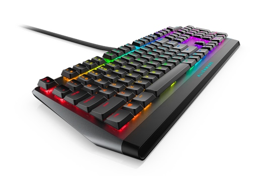 Novo teclado gamer mecânico Alienware low profile RGB