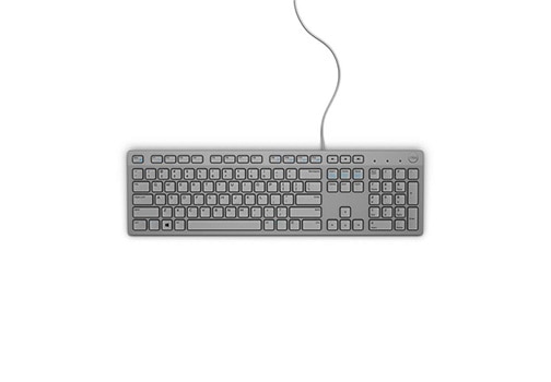 Dell Multimedia Keyboard-KB216 - US International (QWERTY) - Grey (-PL)