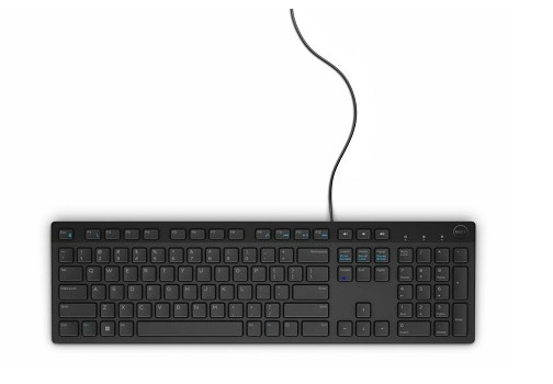 Dell Multimedia Keyboard-KB216 - UK (QWERTY) - Black (RTL BOX)