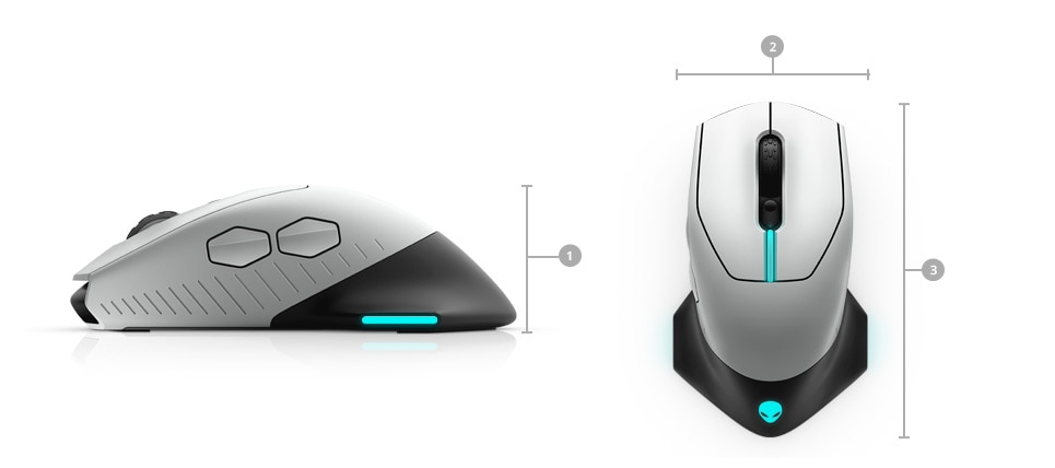 Alienware AW610M Advanced Wireless Gaming Mouse