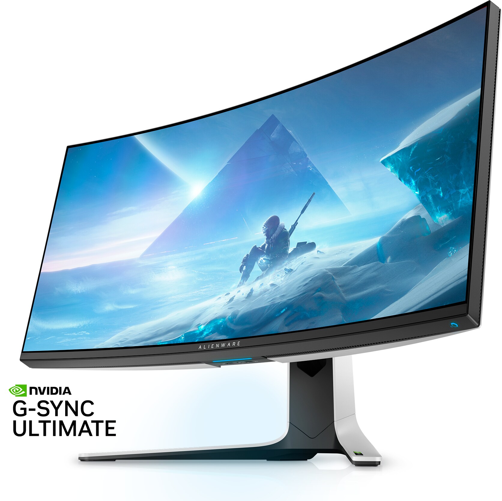 Gaming curved monitor blind channel