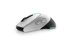 Alienware 610M Wired/Wireless Gaming Mouse | AW610M - Lunar Light