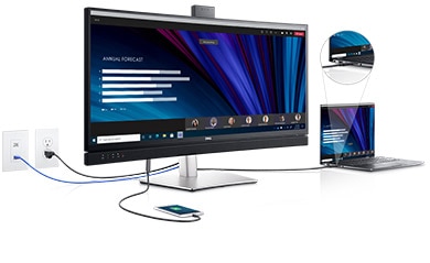 Dell 34 Curved Video Conferencing Monitor - C3422WE | Dell Middle East Dell 34 Curved Video Conferencing Monitor - C3422WE | Dell Middle East