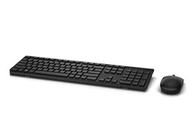 Monitor Dell P2419H bez stojanu – bezdrátová klávesnice a myš Dell | KM636