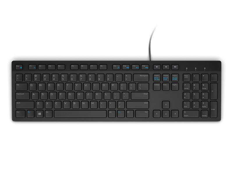 Dell Wired Keyboard - KB216 - US English - Black