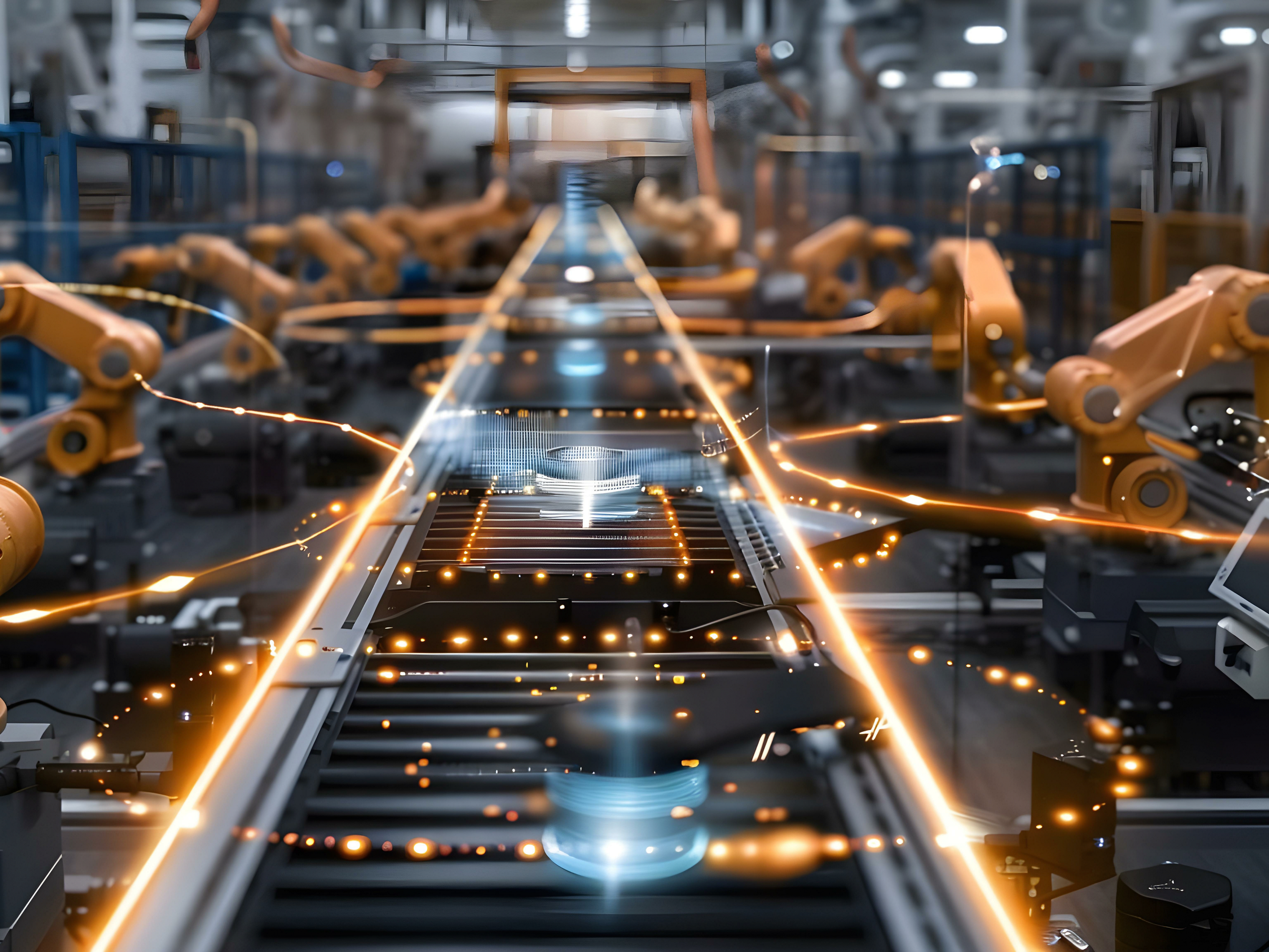 Smart Factory Floor with High Automation