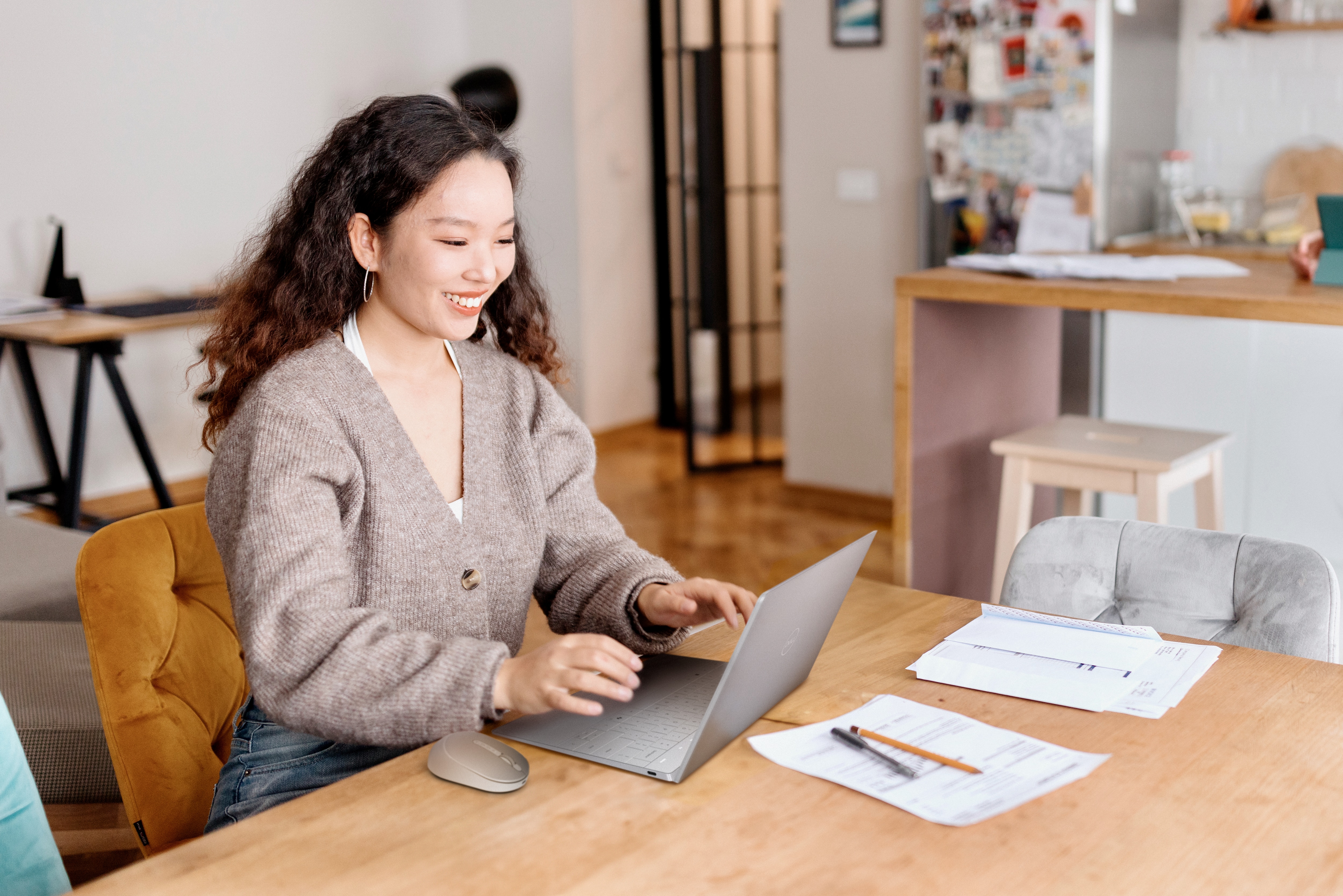 Woman on a Video Call