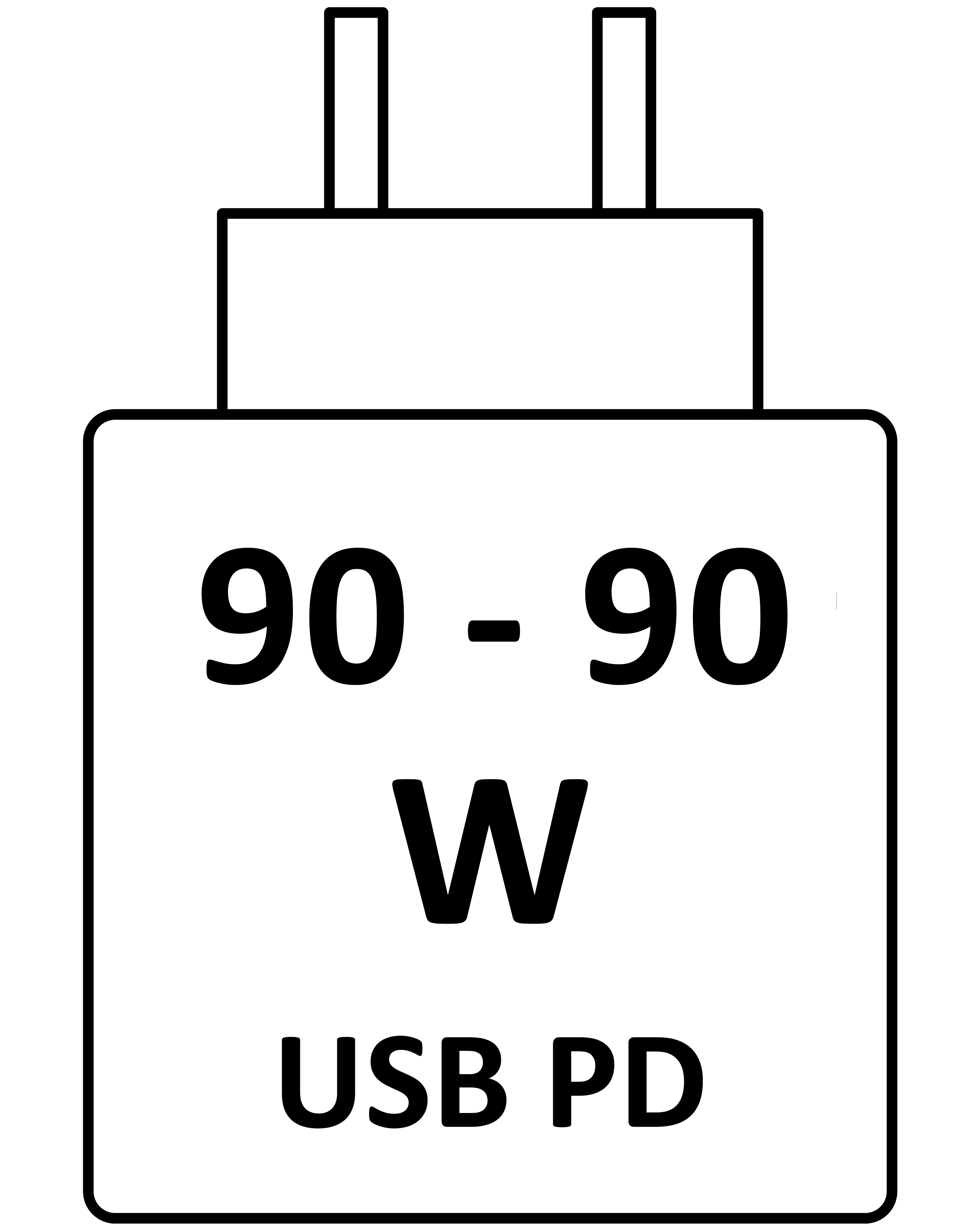 Este dispositivo se carga a 90 W - 90 W