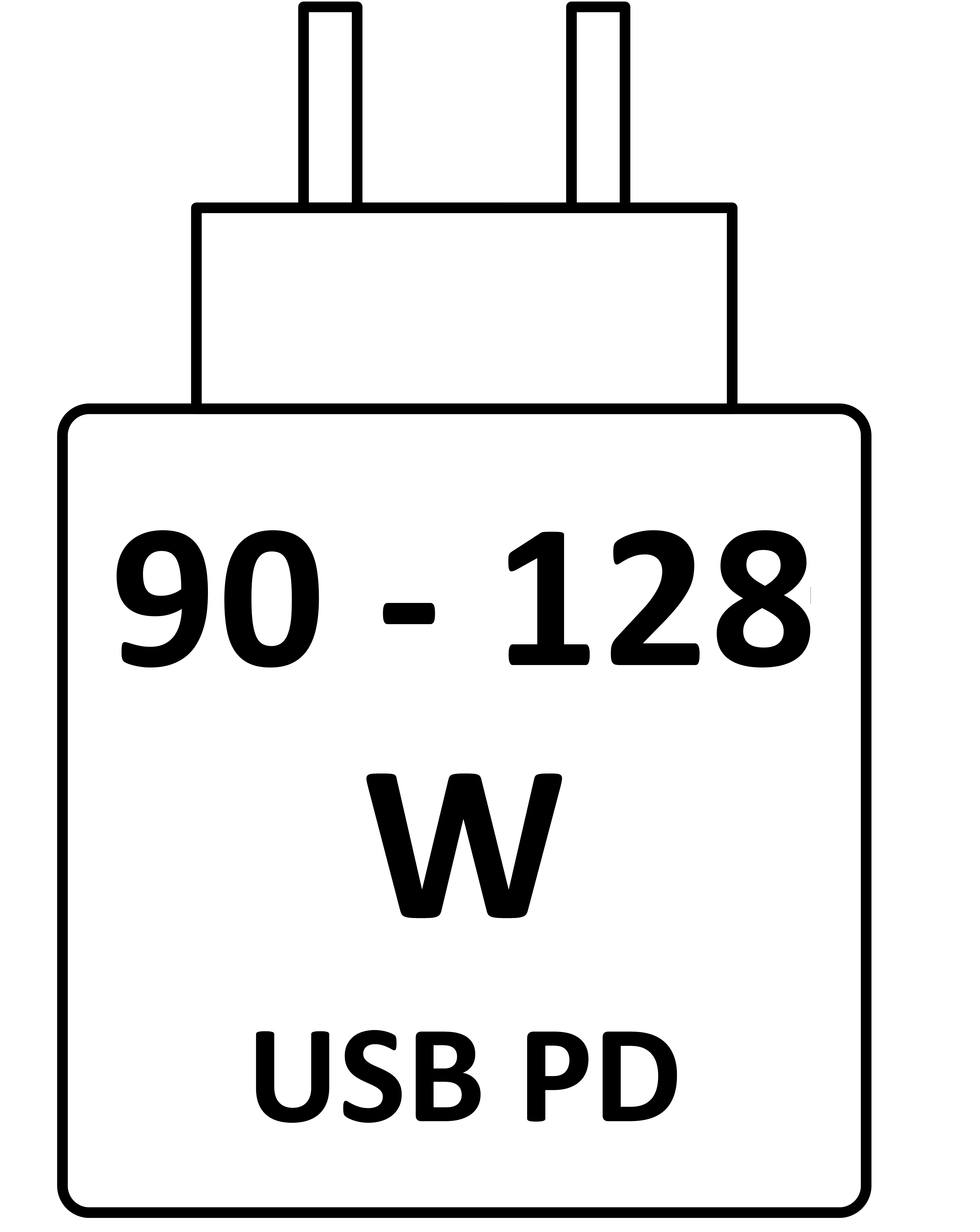 This device charges at 90 - 128W