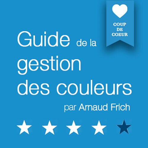 Logo « 4 étoiles, coup de coeur » du Guide de la gestion des couleurs