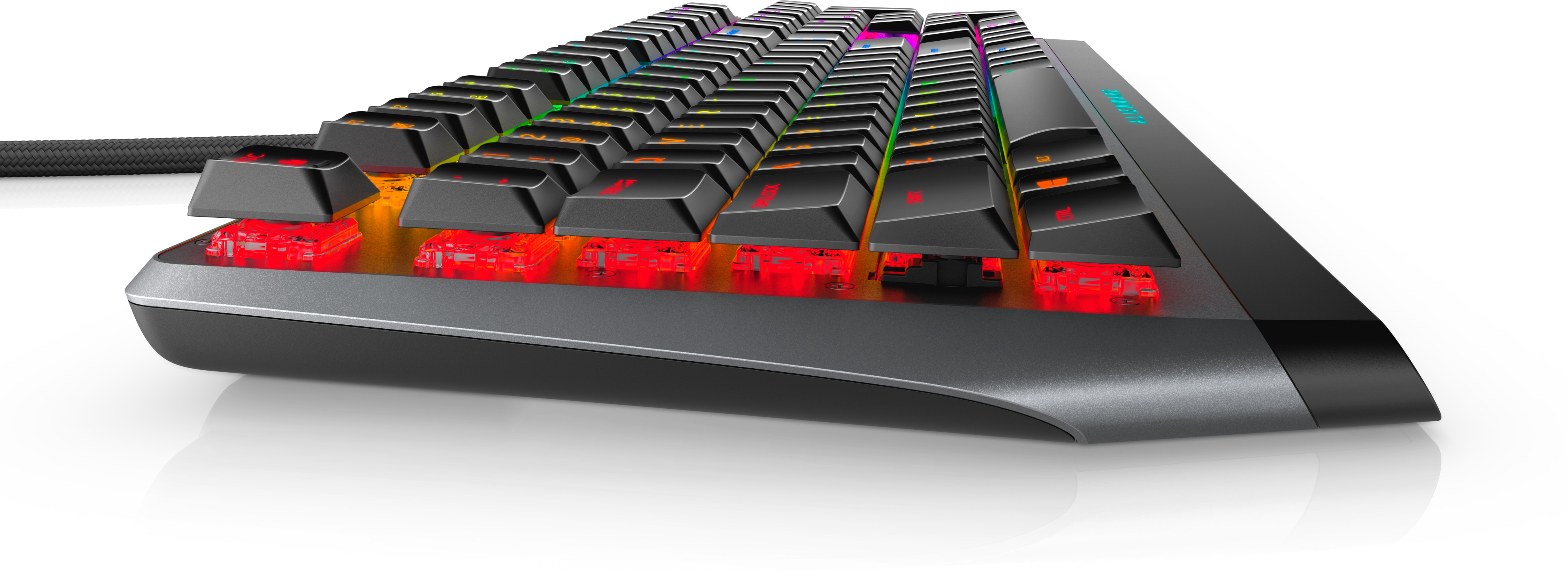 smag komme til syne mørkere Alienware RGB mekanisk gaming-tastatur i lav profil: AW510K | Dell Danmark
