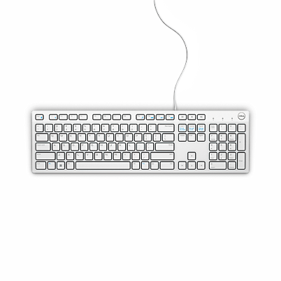 Dell Multimedia Keyboard - KB216 - White 1