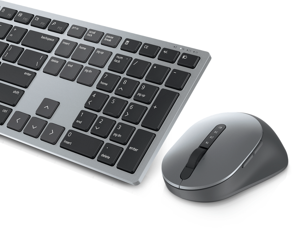 Buy Dell KM7321W Wireless Keyboard & Mouse Combo (4000 DPI Adjustable,  Flexible Multi-Tasking, Titan grey) Online Croma