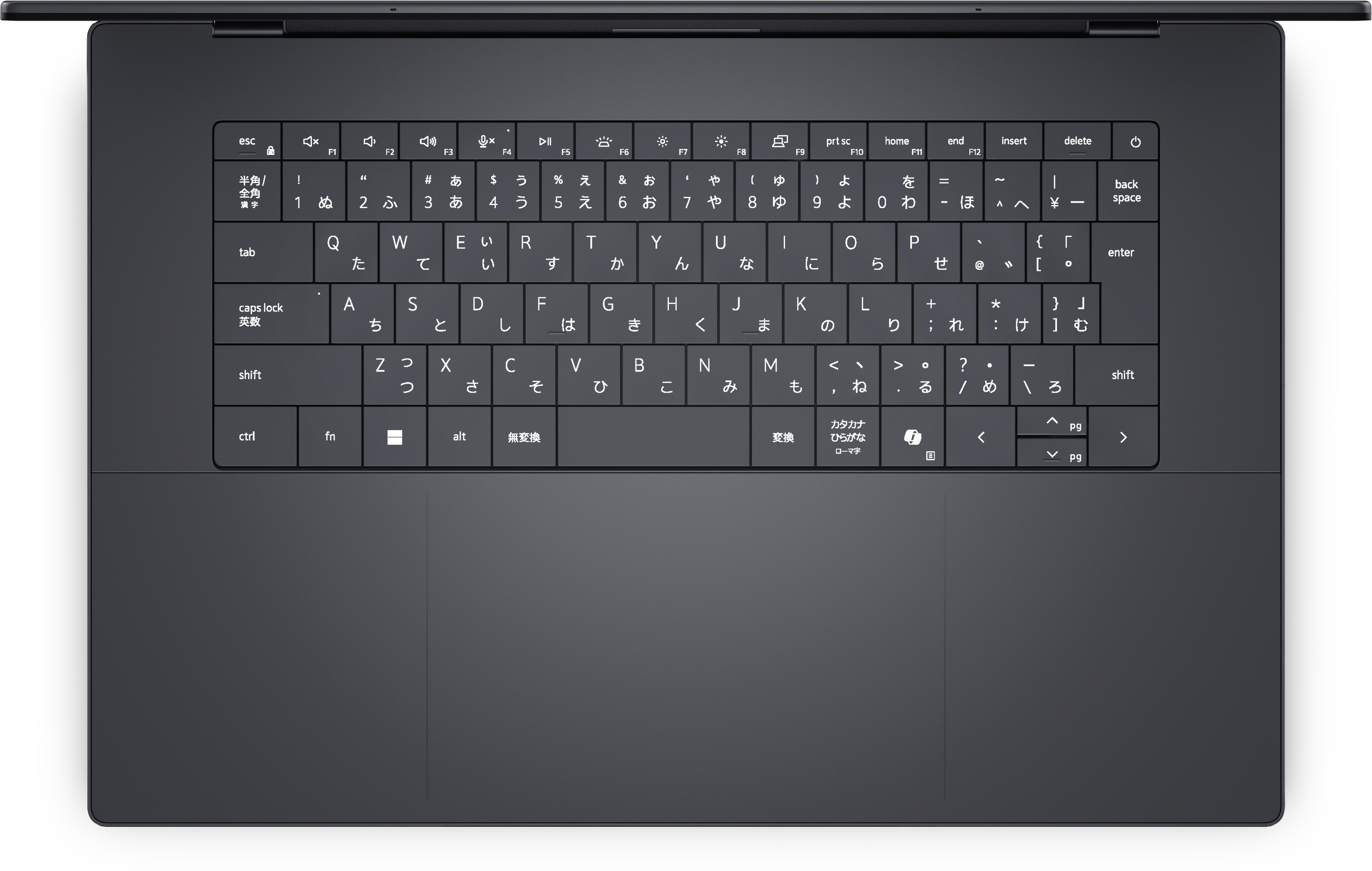 View トップダウン XPS 16（モデルDA16260）ノートパソコン