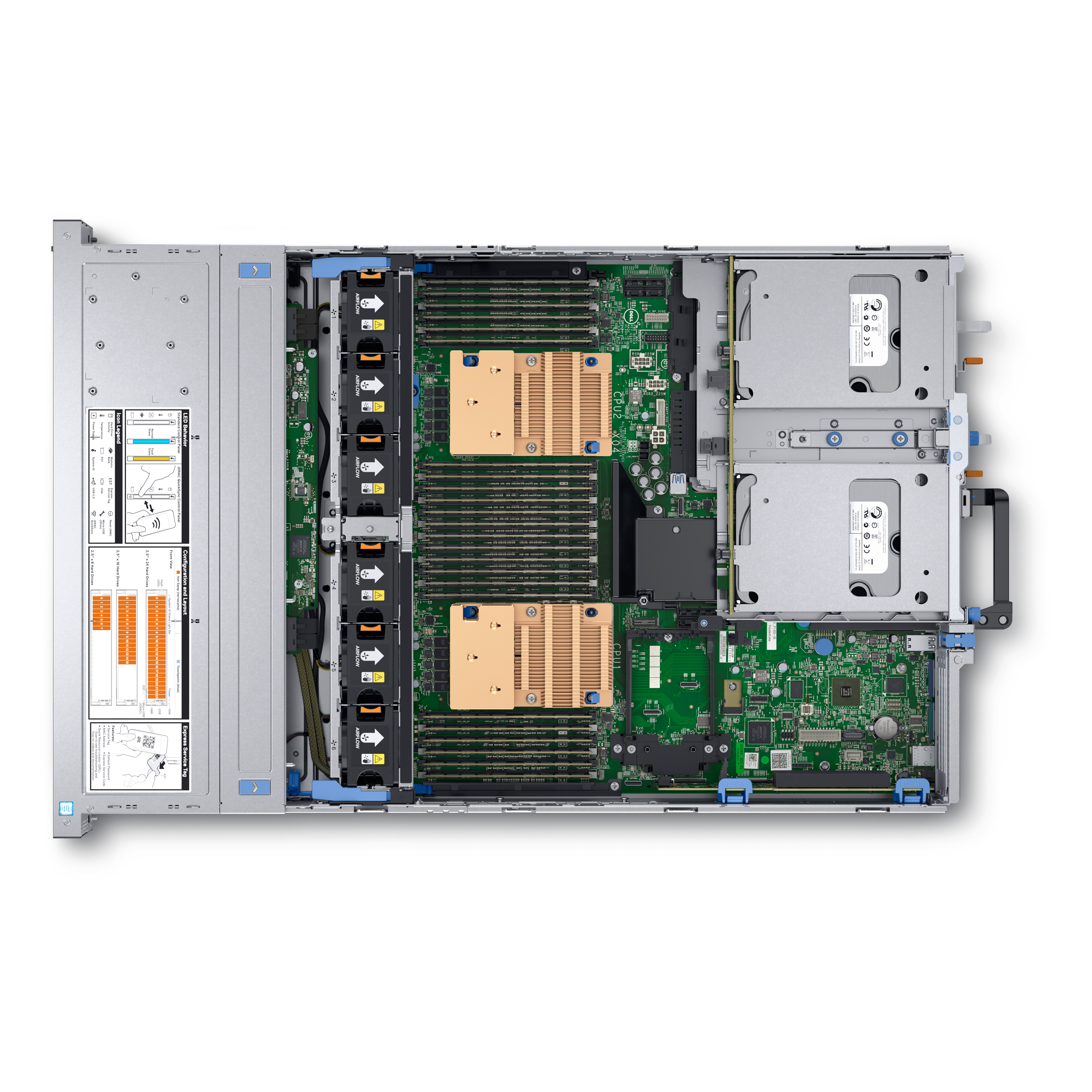 SATA Internal Rack 4x2.5 Hard Drive Case SSD Enclosure w/Led Indicator