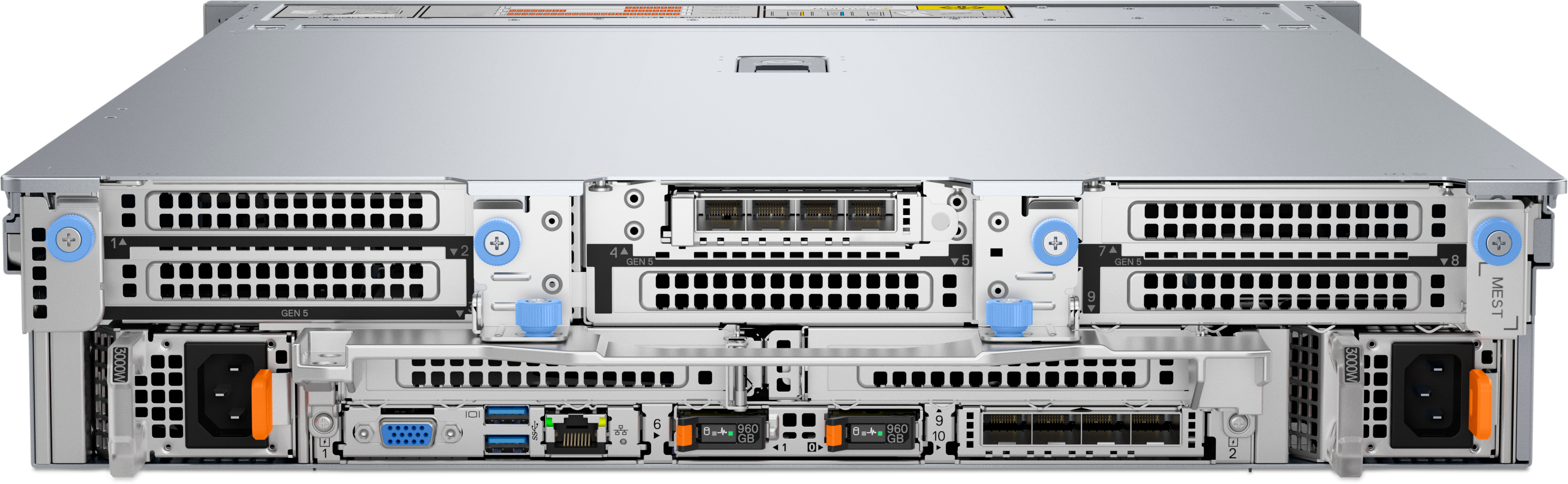 View rear-facing PowerEdge R770