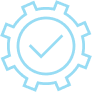 Seamless Simplified Data Management Icon