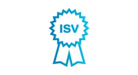 Ilustracja usług firmy Dell — certyfikaty ISV — wstążki