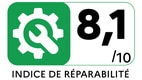 INDICE DE RÉPARABILITÉ - 8,1
