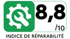 INDICE DE RÉPARABILITÉ - 8,8