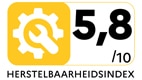 HERSTELBAARHEIDINDE - 5,8