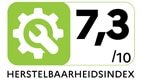 HERSTELBAARHEIDINDE - 7,3