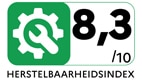 HERSTELBAARHEIDINDE - 8,3