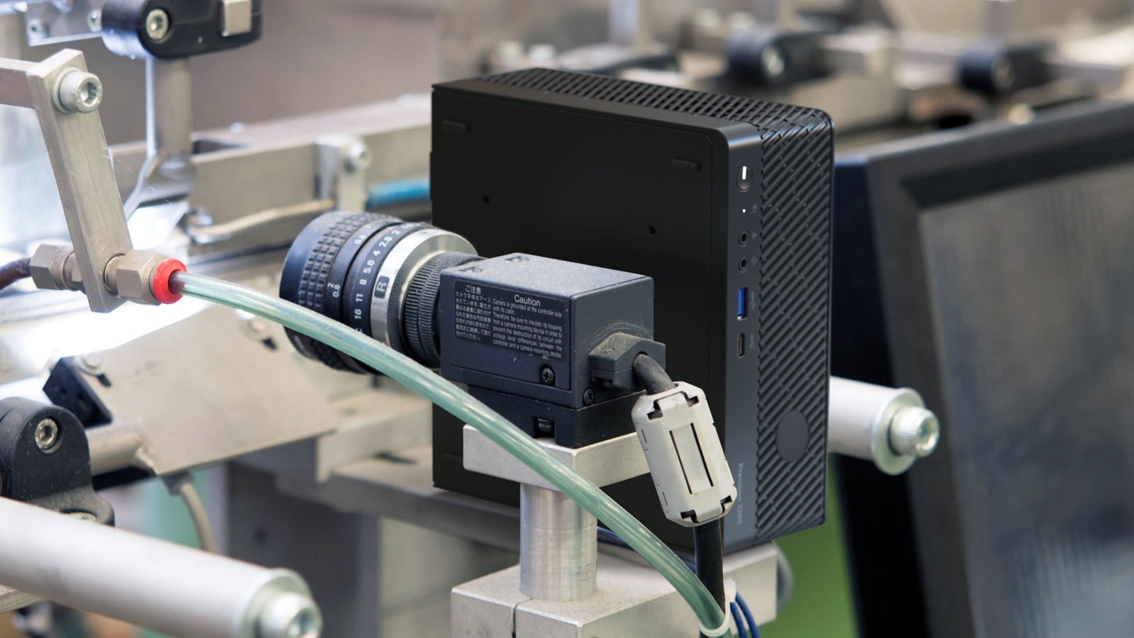 Quality control in the automated production line with camera