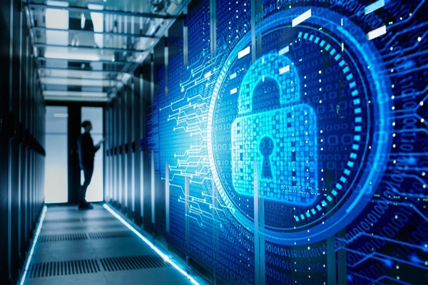 IT Techs Working in a Dark Server Room