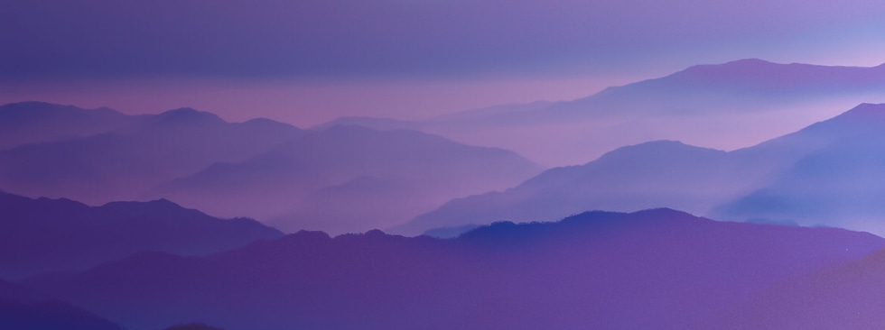 Abstract Misty Mountain Range