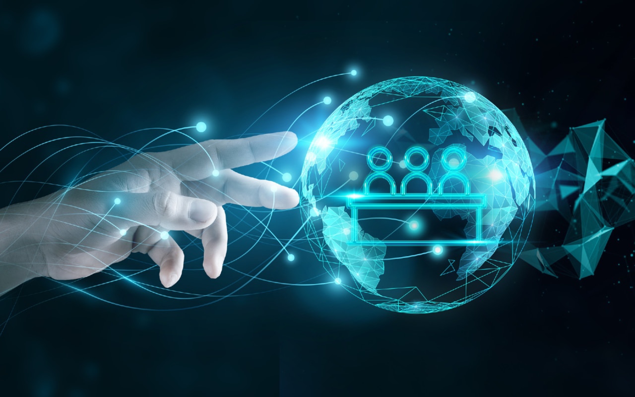 Businessman touch global networks and public-sector connections in the international arena
