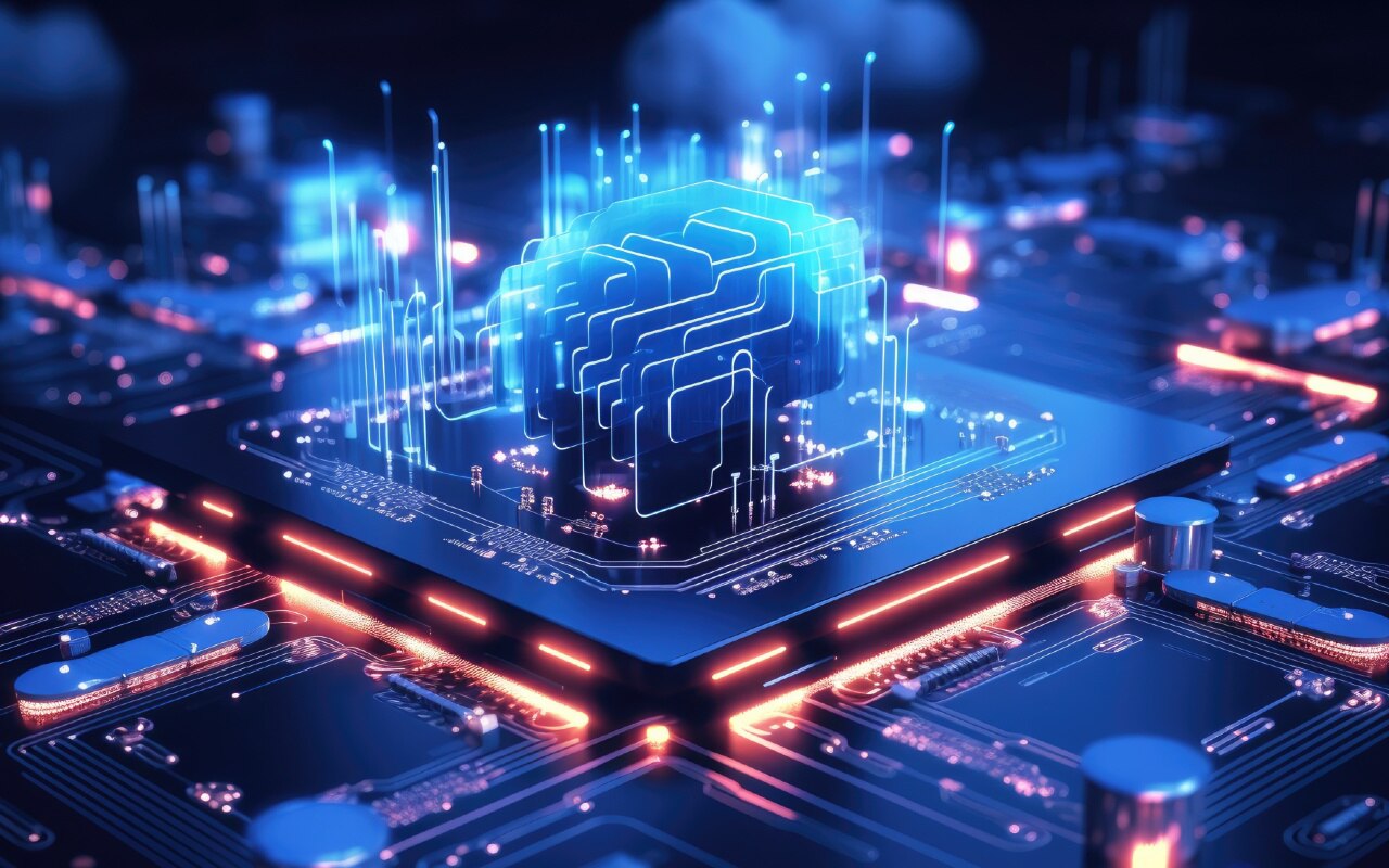 Cloud computing transfer big data on internet. futuristic digital technology .Generative AI 