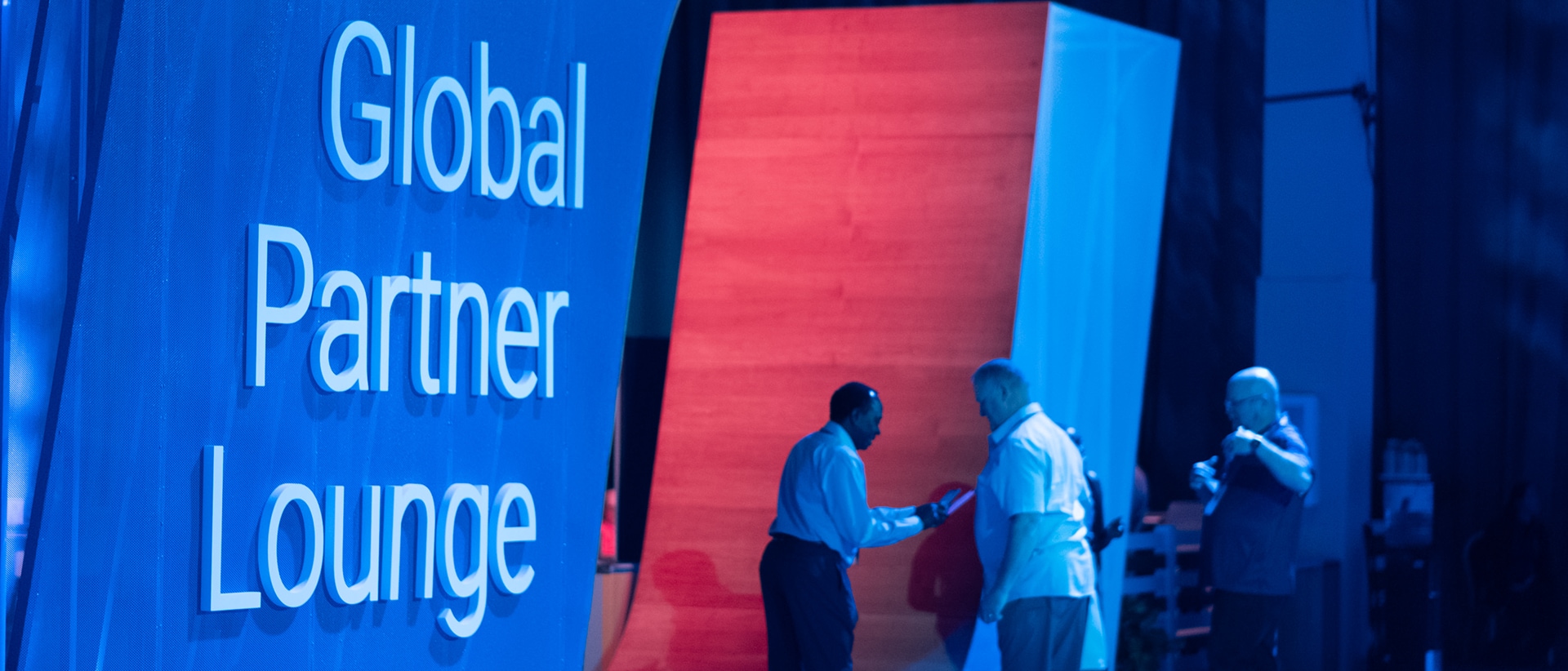 A view of the entrance to the Global Partner Lounge at Dell Technologies World