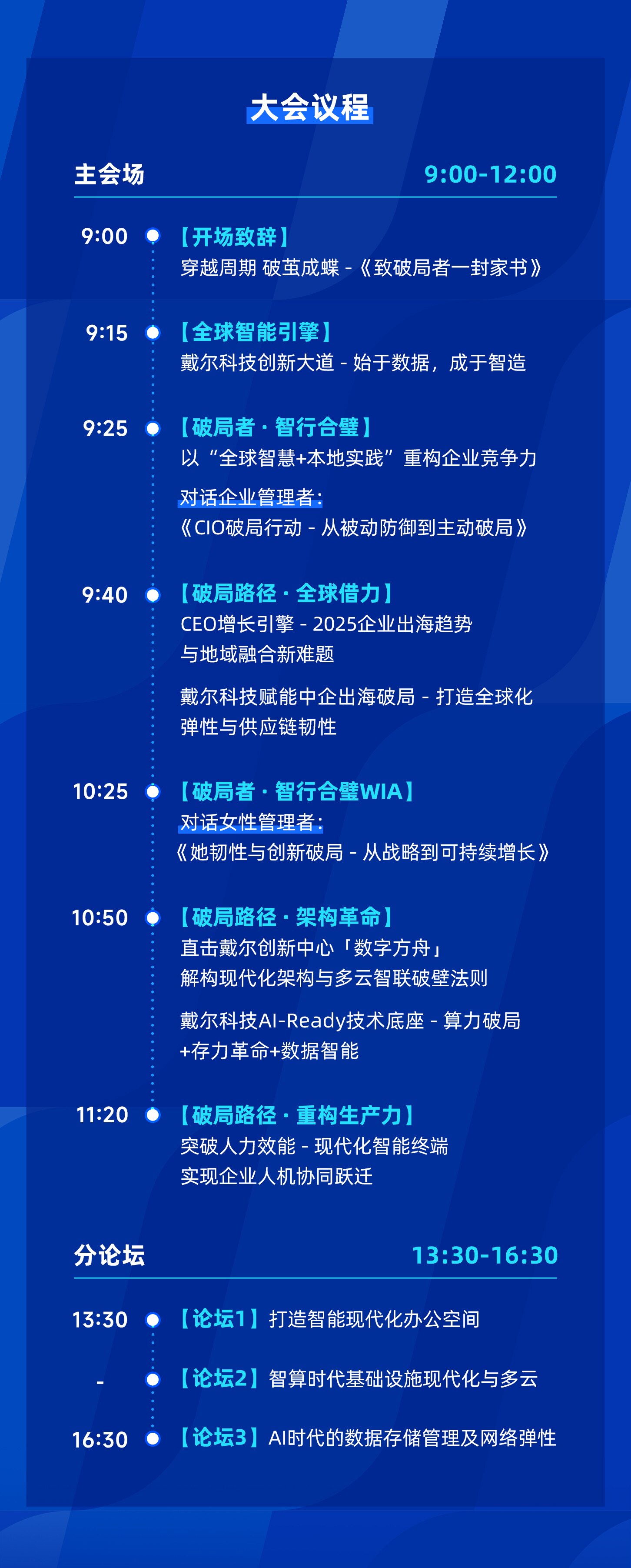 大会议程
