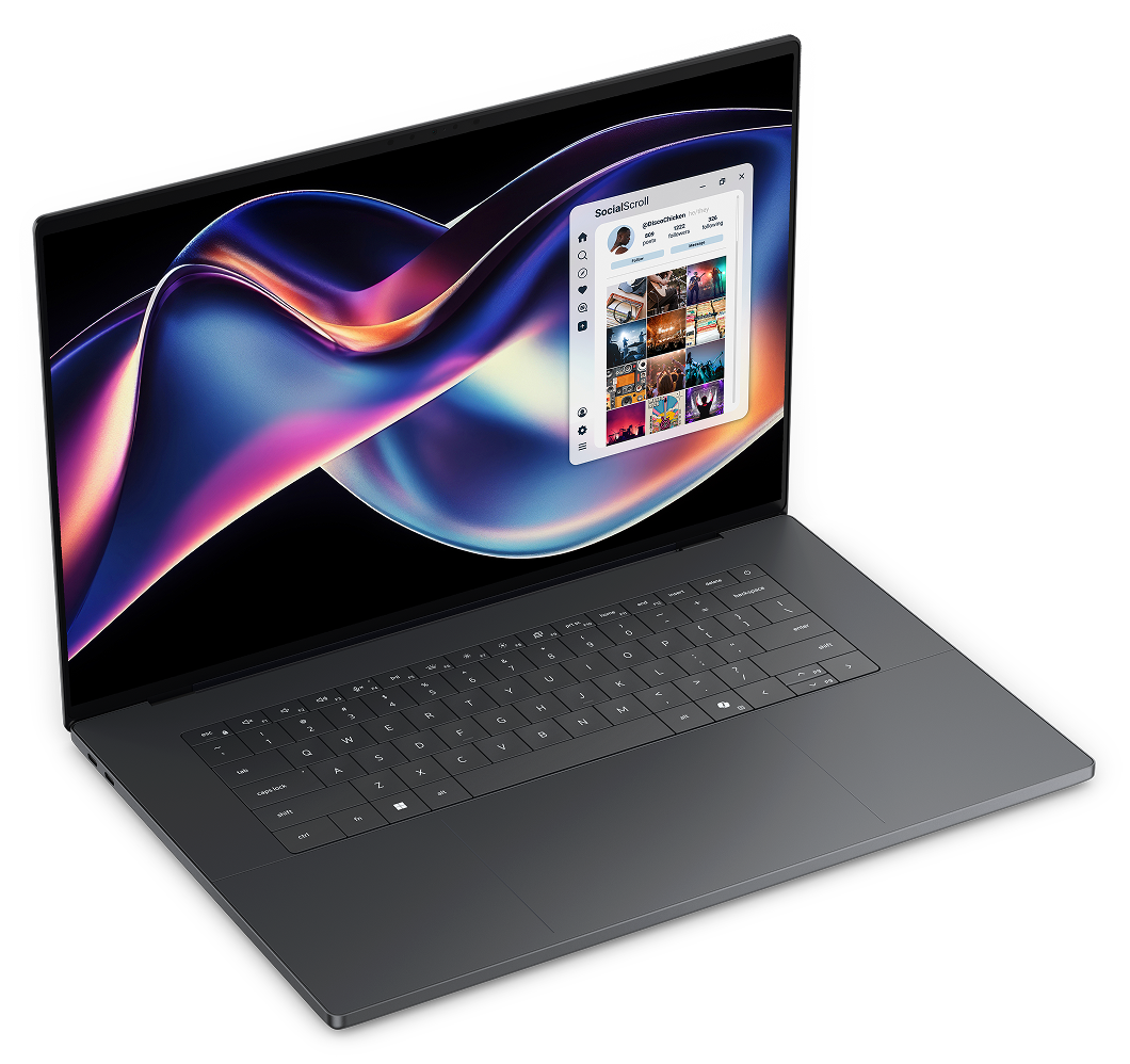 XPS 16 前視圖