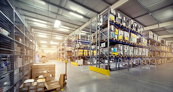 Inneres eines Lagers