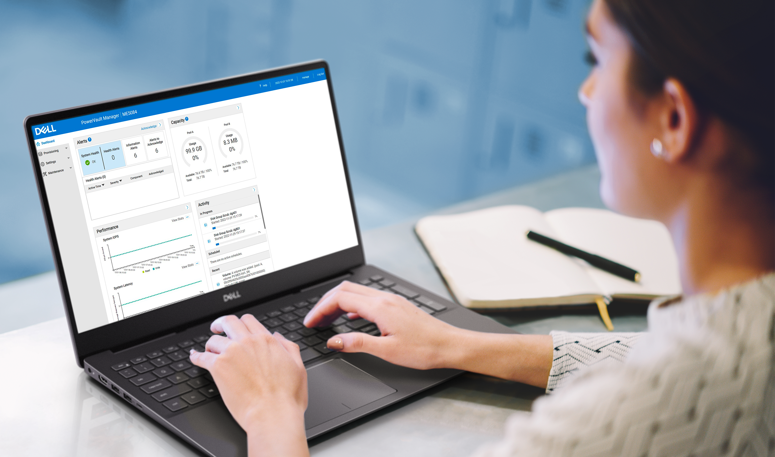 Professional Web Designer Using Application on Dell Vostro 15 7000 Series Non-Touch Notebook
