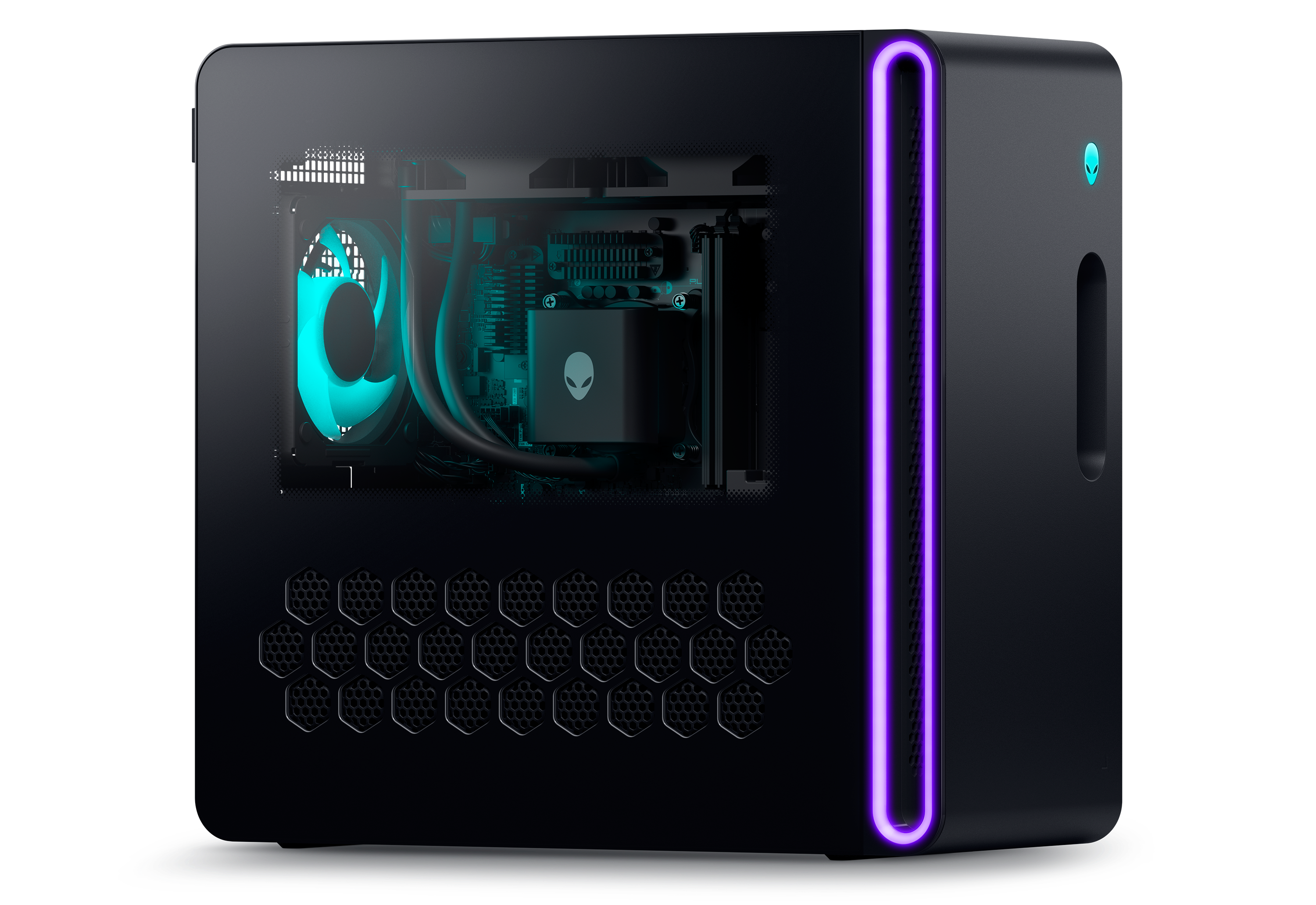 A desktop computer.