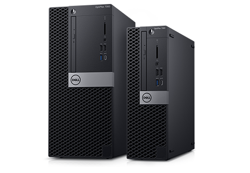 Komputer stacjonarny OptiPlex z serii 7000 w obudowie typu mini tower