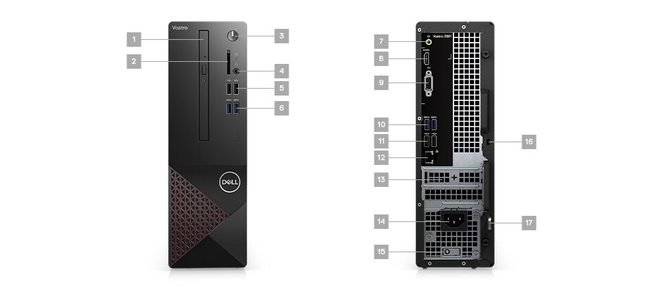 Amazon.com: Dell Vostro 3681 Desktop | Core i3-10100 - 128GB