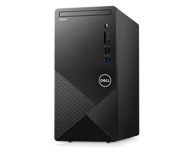 Imagem de uma Torre de Desktop Dell Vostro 3910.