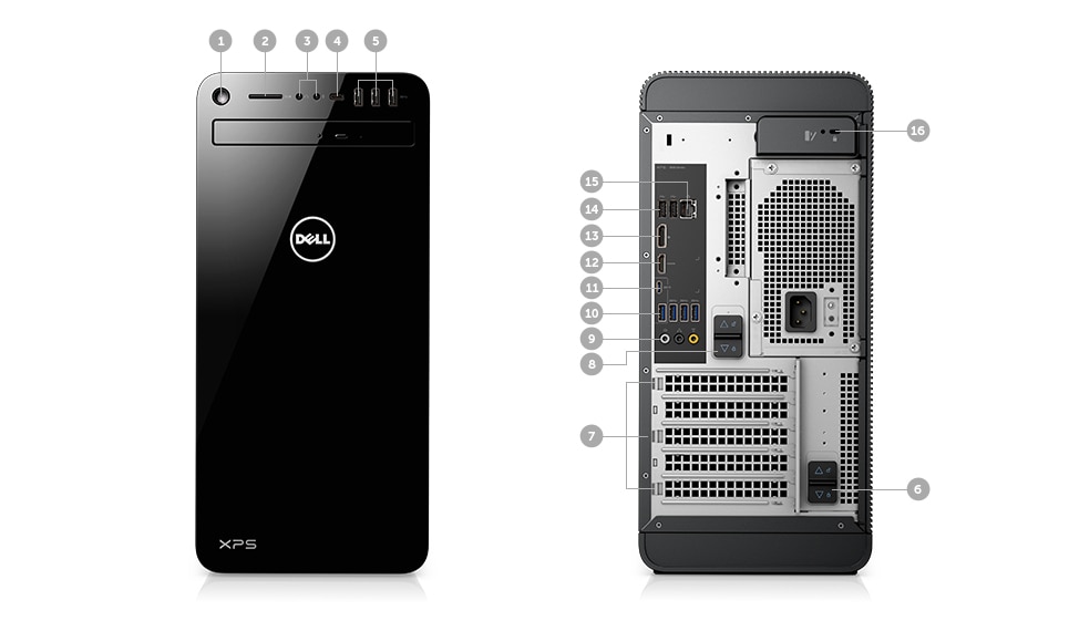 XPS 8930 VR Ready Desktop with 8th Gen Intel Processor | Dell UAE