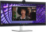 image showing dell 34 inch curved video conferencing monitor