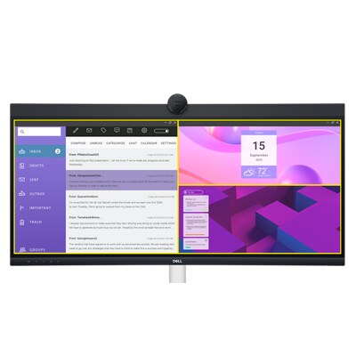 Dell P3424WEB Video Conferencing Monitor.