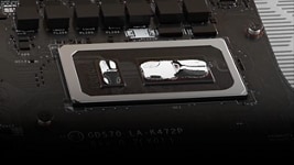 Picture of Alienware-exclusive gallium-silicone thermal interface material Element 31 available on Alienware x17 R2 Laptop.