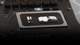 Picture of Alienware-exclusive gallium-silicone thermal interface material Element 31 available on Alienware x17 R2 Laptop. 