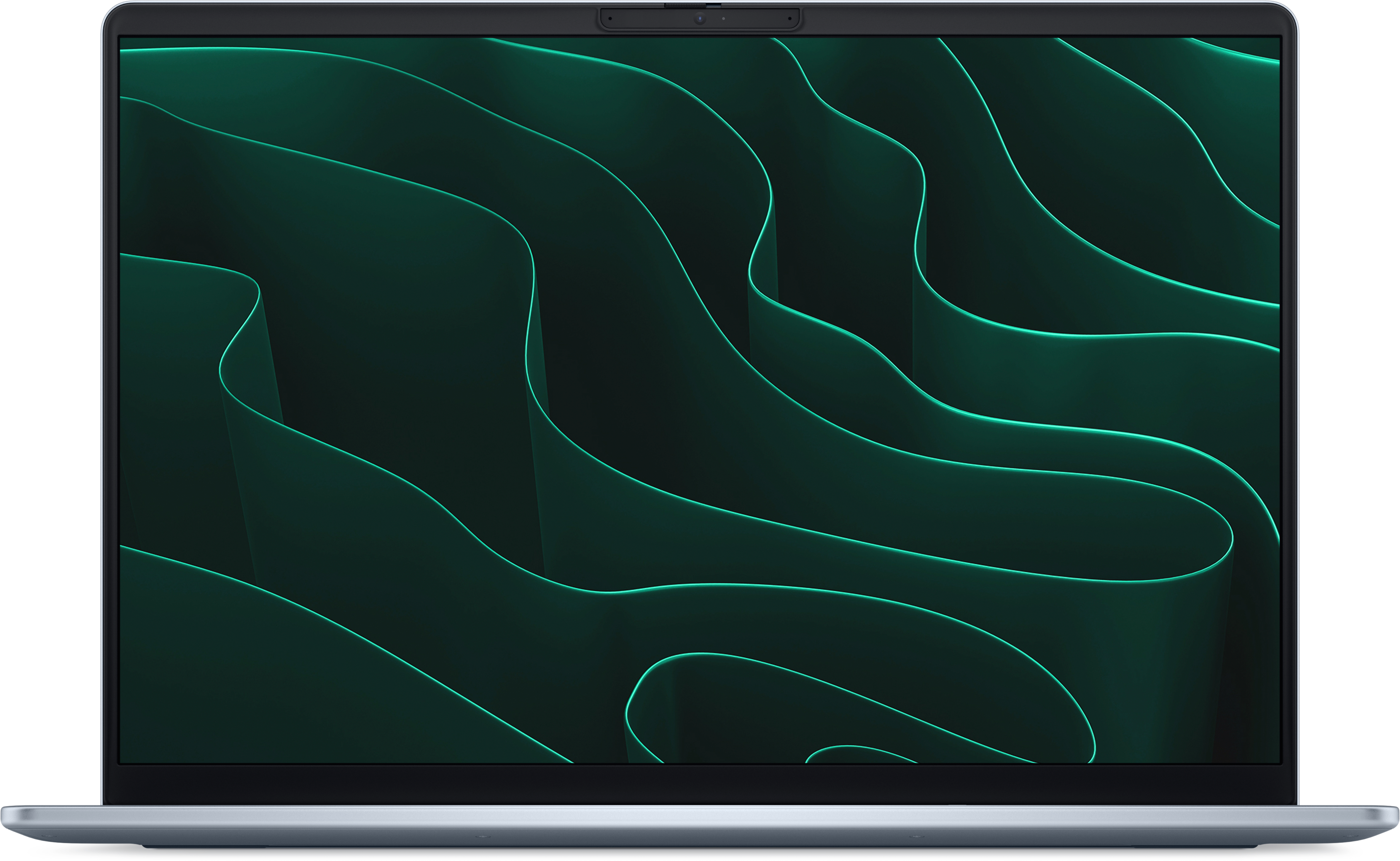 View 前面 Dell Plus 16 AMDノートパソコン メディア ギャラリー。